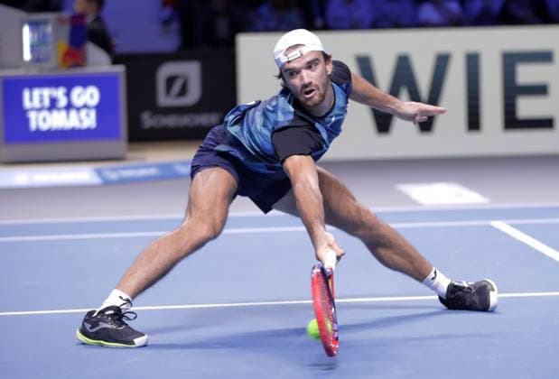 TENNIS - ATP, Tennis Herren Erste Bank Open VIENNA,AUSTRIA,24.OCT.24 - TENNIS - ATP World Tour, Erste Bank Open. Image shows Tomas Machac (CZE).  GEPAxpictures xWalterxLuger