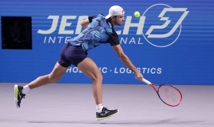 TENNIS - ATP, Tennis Herren Erste Bank Open VIENNA,AUSTRIA,24.OCT.24 - TENNIS - ATP World Tour, Erste Bank Open. Image shows Tomas Machac (CZE).  GEPAxpictures xWalterxLuger