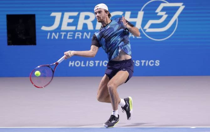 TENNIS - ATP, Tennis Herren Erste Bank Open VIENNA,AUSTRIA,24.OCT.24 - TENNIS - ATP World Tour, Erste Bank Open. Image shows Tomas Machac (CZE).  GEPAxpictures xWalterxLuger