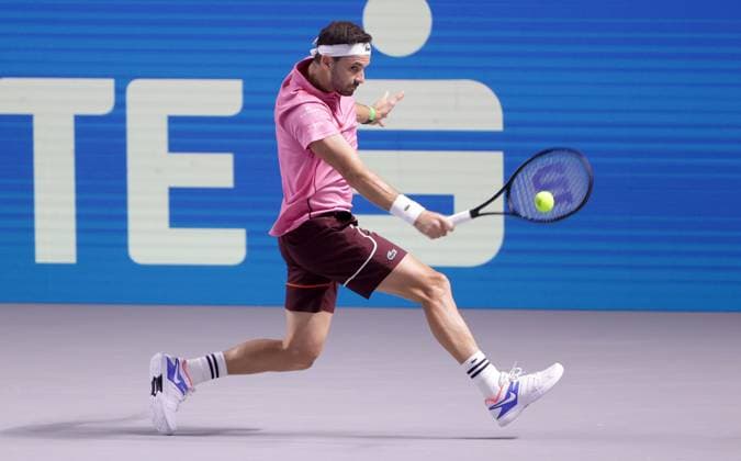 TENNIS - ATP, Tennis Herren Erste Bank Open VIENNA,AUSTRIA,24.OCT.24 - TENNIS - ATP World Tour, Erste Bank Open. Image shows Grigor Dimitrov (BUL).  GEPAxpictures xWalterxLuger