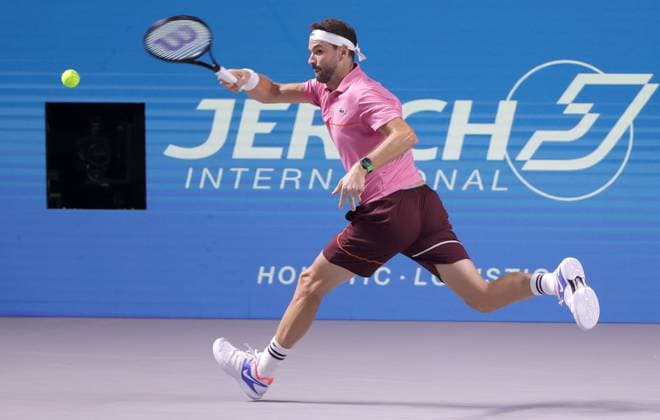 TENNIS - ATP, Tennis Herren Erste Bank Open VIENNA,AUSTRIA,24.OCT.24 - TENNIS - ATP World Tour, Erste Bank Open. Image shows Grigor Dimitrov (BUL).  GEPAxpictures xWalterxLuger