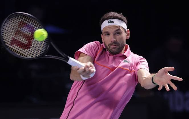 TENNIS - ATP, Tennis Herren Erste Bank Open VIENNA,AUSTRIA,24.OCT.24 - TENNIS - ATP World Tour, Erste Bank Open. Image shows Grigor Dimitrov (BUL).  GEPAxpictures xWalterxLuger