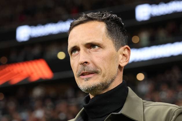 2024 10 24 UEFA Europa League phase Matchday 3 Eintracht Frankfurt Rigas FS v l , headoach, Trainer Dino Topmöller Eintracht Frankfurt DFL DFB REGULATIONS PROHIBIT ANY USE OF PHOTOGRAPHS as IMAGE SEQUENCES and or QUASI VIDEO Copyright: JoaquimxFerreira