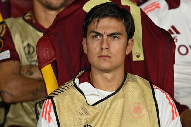 CALCIO - UEFA Europa League - AS Roma vs FC Dynamo Kyiv Paulo Dybala of A.S. Roma during the UEFA Europa League 2024 25 League Phase MD3 match between A.S. Roma and Dynamo Kyiv at Olympic Stadium on October 24, 2024 in Rome, Italy. Rome Italy  Copyright: xIPAxSport ABACAx