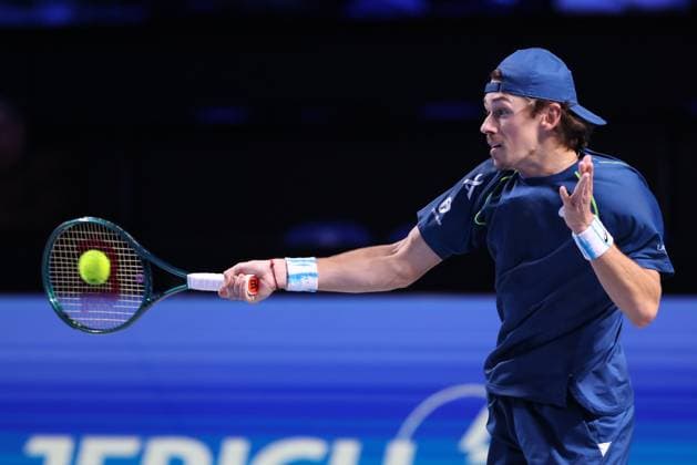 Alex De Minaur AUS Tennis ERSTE BANK OPEN 2024 ATP 500 Stadthalle Vienna Austria 24 October 2024 Copyright: xJuergenxHasenkopfx