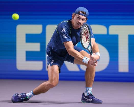 Alex De Minaur AUS Tennis ERSTE BANK OPEN 2024 ATP 500 Stadthalle Vienna Austria 24 October 2024 Copyright: xJuergenxHasenkopfx