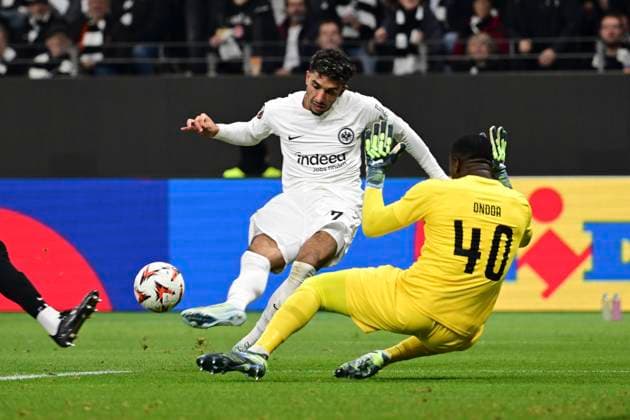 Omar Marmoush 7 Eintracht Frankfurt , Eintracht Frankfurt vs Riga FS, Europa League, 1 Round, 24 10 2024 Frankfurt Hessen Germany Copyright: xkolbert-press MarcxNiemeyerx