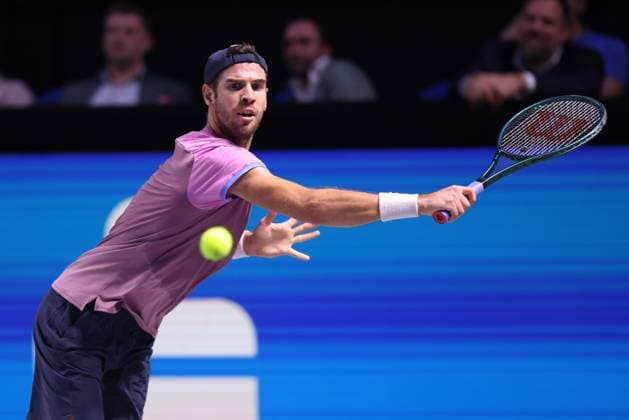 Karen Khachanov Tennis ERSTE BANK OPEN 2024 ATP 500 Stadthalle Vienna Austria 24 October 2024 Copyright: xJuergenxHasenkopfx