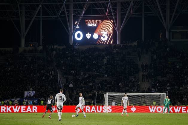 BAKOE, 24-10-2024, Tofiq Bahramov Stadium , season 2024 2025 , Europa League match between FK Qarabag and Ajax . Overview during the match by a score of 0-3 Qarabag - Ajax  x26553686x Copyright: