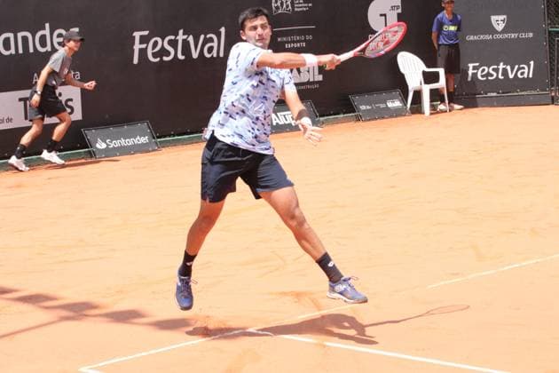 RECORD DATE NOT STATED Gustavo heide advances to the quarterfinals at the challenger curitiba Curitiba (pr), 10 24 2024- ATP, Tennis Herren challenger curitiba gustavo heide tomas barrios vera- tennis player gustavo heide (bra) beat tennis player tomas barrios vera (chi) in a match valid for the round of 16 of the atp challenger curitiba on the graciosa country club court on the afternoon of this thursday, october 24, 2024. (Foto: Edson De Souza Thenews2 imago images) SPO  Copyright: xEdsonxdexSouzax