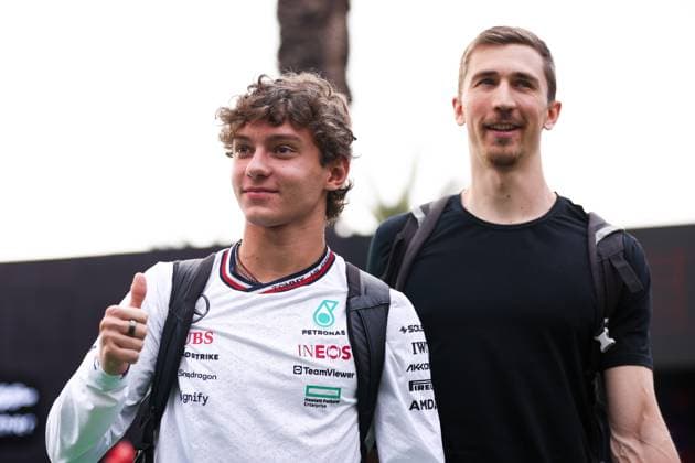 KIMI ANTONELLI Andrea (ita), Junior Driver of Mercedes AMG F1 Team, portrait during the Formula 1 Gran Premio de la Ciudad de Mexico 2024, 20th round of the 2024 Formula One World Championship, WM, Weltmeisterschaft from October 25 to 27, 2024 on the Autodromo Hermanos Rodriguez, in Mexico City, Mexico - F1 - MEXICO CITY GRAND PRIX 2024 DPPI Panoramic  241024_R20_MESSICO_DP_EA024884