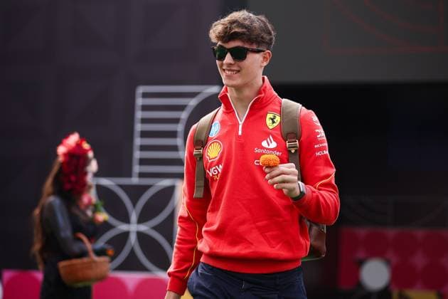 BEARMAN Oliver, Ferrari Driver Academy, portrait during the Formula 1 Gran Premio de la Ciudad de Mexico 2024, 20th round of the 2024 Formula One World Championship, WM, Weltmeisterschaft from October 25 to 27, 2024 on the Autodromo Hermanos Rodriguez, in Mexico City, Mexico - F1 - MEXICO CITY GRAND PRIX 2024 DPPI Panoramic  241024_R20_MESSICO_DP_EA025170