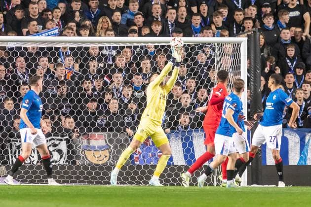 during the Europa League match between Rangers and Steaua Bucharest at Ibrox, Glasgow, Scotland on 24 October 2024. Editorial use only , Copyright: xColinxPoultneyx PSI-20659-0028