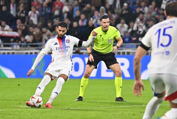 Said Benrahma (lyon) FOOTBALL: Olympique Lyonnais vs Besiktas - 24 10 2024 FredericChambert Panoramic 