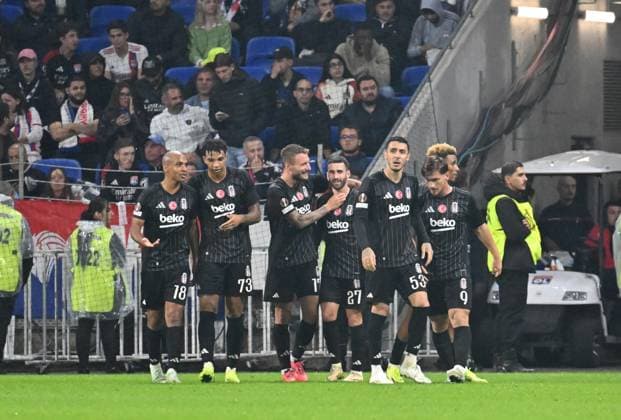 (lyon) vs (besiktas) FOOTBALL: Olympique Lyonnais vs Besiktas - 24 10 2024 FredericChambert Panoramic 