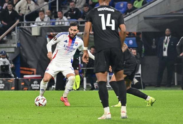 Rayan Cherki (lyon) FOOTBALL: Olympique Lyonnais vs Besiktas - 24 10 2024 FredericChambert Panoramic 