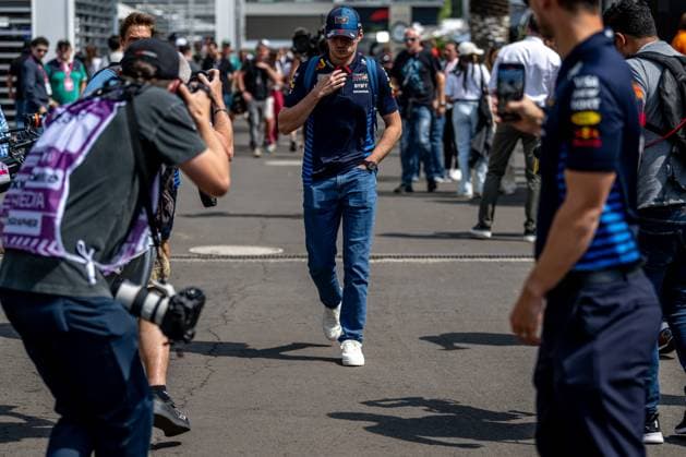 MEXICO CITY, MEXICO: Max Verstappen, racing for the Red Bull Racing team during the 2024 Formula 1 Mexico City Grand Prix at the Autodromo Hermanos Rodriguez in Mexico City, Mexico