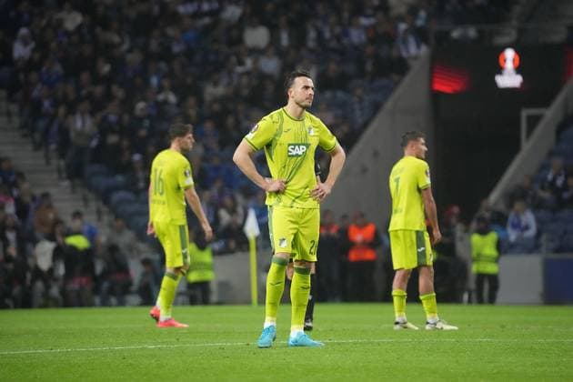 PRT, UEFA Europa League, FC Porto vs Hoffenheim 24 10 2024, Estadio Do Dragao, Porto, PRT, UEFA Europa League, FC Porto vs Hoffenheim , pictured Haris Tabakovic Hoffenheim nordphotoxGmbHx xBratic nph00250