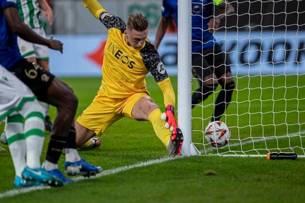 Ferencvarosi TC v OGC Nice - UEFA Europa League 2024 25 League Phase MD3 Ibrahim Cisse of FTC scores a goal during the UEFA Europa League match at Groupama Arena in Budapest, Hungary, on October 24, 2024. Budapest Hungary  Copyright: xRobertxSzaniszlox originalFilename:szaniszlo-notitle241024_np51m.jpg