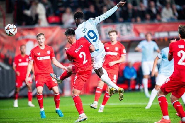 24 10 2024 Football, 2024 2025, Europa League, Matchday 3, FC Twente Enschede Lazio Rome L R Mees Hilgers Enschede , Boulaye Dia Rome