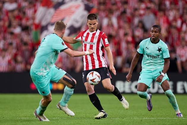 Football, EL, Athletic Bilbao - Slavia Prague