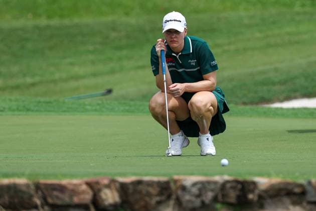 KUALA LUMPUR, - OCTOBER 25: Charley Hull of England during the second round of the 2024 LPGA, Golf Damen Maybank Championship held at Kuala Lumpur Golf and Country Club in Kuala Lumpur, Malaysia on October 25, 2024, (Photo by Hazrin Yeob Men Shah Icon Sportswire) GOLF: OCT 25 LPGA Maybank Championship EDITORIAL USE ONLY Icon3782410253589