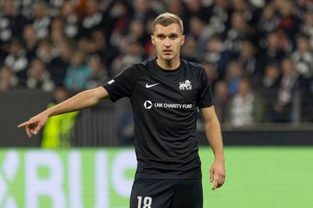 UEFA Europa League Eintracht Frankfurt FC Riga FS, 24 10 2024 Dmitrijs Zelenkovs Rigas FS 18 , Crop, Portrait Portrait, Eintracht Frankfurt FC Riga FS, Frankfurt, Deutsche Bank Park, 24 10 2024 Copyright: xBEAUTIFULxSPORTS Gawlikx