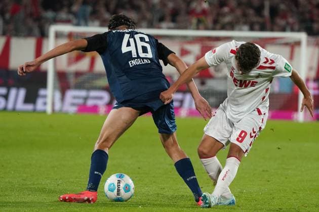 Soccer, 2 BL season 2024 2025, 1 FC Köln SC Paderborn RheinenergieStadion Köln luis engelns, SC Paderborn, luca waldschmidt,