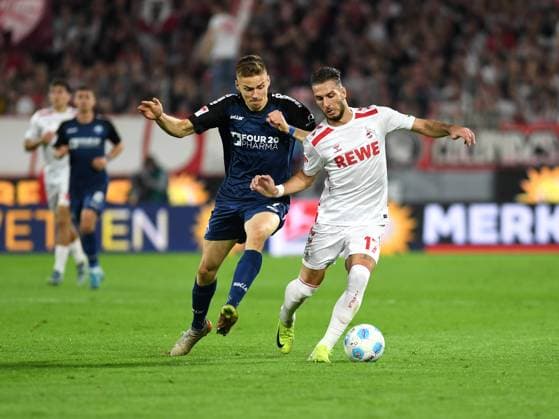 Filip Bilbija SC Paderborn 07 and Leart Paqarada Pacarada 1 FC Koeln battle for the ball during the 2 Bundesliga match between 1 FC Köln and SC Paderborn 07 at RheinEnergieStadion on October 25, 2024 in Cologne, Germany Photo by Ralf Treese DeFodi Images Filip Bilbija SC Paderborn 07 and Leart Paqarada Pacarada 1 FC Koeln battle for the ball during the 2 Bundesliga match between 1 FC Köln and SC Paderborn 07 at RheinEnergieStadion on October 25, 2024 in Cologne, Germany Photo by Ralf Treese DeFodi Images DFB DFL REGULATIONS PROHIBIT ANY USE OF PHOTOGRAPHS AS IMAGE SEQUENCES AND OR QUASI VIDEO not used in POL SRB CRO FRA GBR NED ITA USA Defodi 521 KOEPAD20241025 008 Defodi-521 not used in POL SRB CRO FRA GBR NED ITA USA DFB DFL REGULATIONS PROHIBIT ANY USE OF PHOTOGRAPHS AS IMAGE SEQUENCES AND OR QUASI-VIDEO.