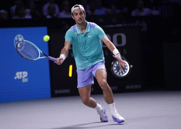 TENNIS - ATP, Tennis Herren Erste Bank Open VIENNA,AUSTRIA,25.OCT.24 - TENNIS - ATP World Tour, Erste Bank Open. Image shows Lorenzo Musetti (ITA).  GEPAxpictures xWalterxLuger
