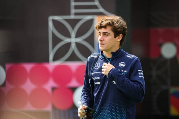 COLAPINTO Franco (arg), Williams Racing FW46, portrait during the Formula 1 Gran Premio de la Ciudad de Mexico 2024, 20th round of the 2024 Formula One World Championship, WM, Weltmeisterschaft from October 25 to 27, 2024 on the Autodromo Hermanos Rodriguez, in Mexico City, Mexico - F1 - MEXICO CITY GRAND PRIX 2024 DPPI Panoramic  241025_R20_MESSICO_DP_AV6_1107