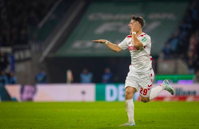 Cologne, Germany 25th Oct 2024 Goal celebration Jan Thielmann Cologne 1 FC Köln SC Paderborn 25 10 2024