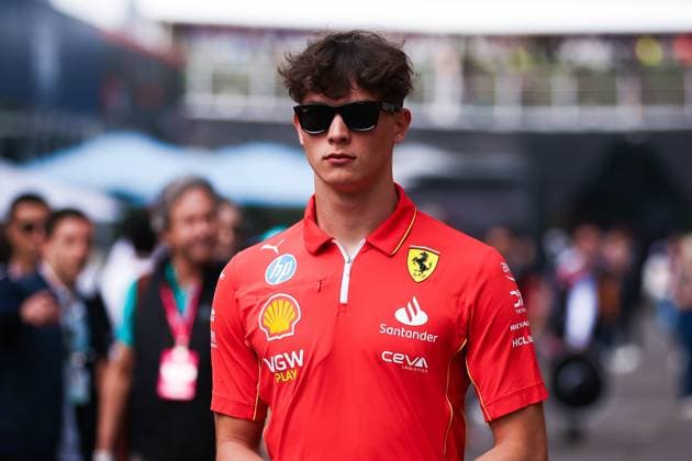 BEARMAN Oliver, Ferrari Driver Academy, portrait during the Formula 1 Gran Premio de la Ciudad de Mexico 2024, 20th round of the 2024 Formula One World Championship, WM, Weltmeisterschaft from October 25 to 27, 2024 on the Autodromo Hermanos Rodriguez, in Mexico City, Mexico - F1 - MEXICO CITY GRAND PRIX 2024 DPPI Panoramic  241025_R20_MESSICO_DP_EA028008
