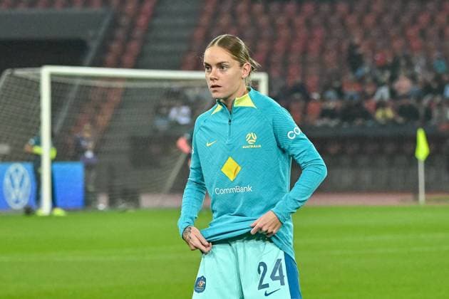 Sharn Freier Australia, 24 at Warm Up SUI, Switzerland Australia, womens football, test match, 2024 2025 season, 25 10 2024 SUI, Switzerland Australia, womens football, test match, 2024 2025 season, 25 10 2024 Zuerich Copyright: xEibner-Pressefoto ThomasxHessx EP_THS