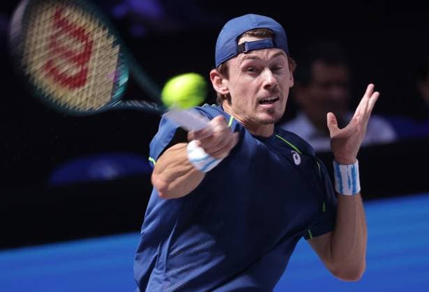 TENNIS - ATP, Tennis Herren Erste Bank Open VIENNA,AUSTRIA,25.OCT.24 - TENNIS - ATP World Tour, Erste Bank Open. Image shows Alex de Minaur (AUS).  GEPAxpictures xWalterxLuger