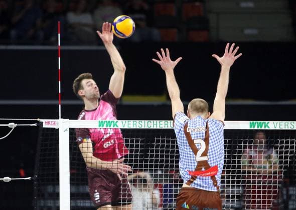 Volleyball, VBL, Volleys Herrsching - Netzhoppers Königs Wusterhausen
