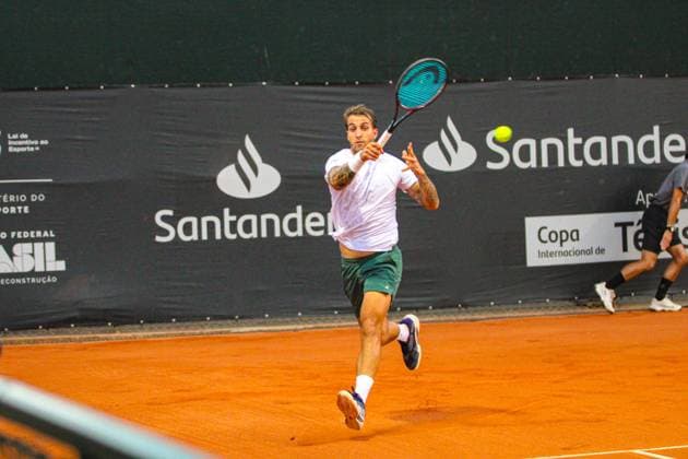 ATP, Tennis Herren challenger curitiba felipe meligeni advances to the semifinals Curitiba (pr), 10 25 2024- tennis atp challenger curitiba felipe meligeni roman andres burruchaga- in a very disputed match, brazilian felipe meligeni beat roman andres burruchaga (arg) by 6 0 4 6 6 1, on the graciosa country club court on the night of this friday, october 25, 2024. (Foto: Edson De Souza Thenews2 imago images) SPO  Copyright: xEdsonxTeodoroxDexSouzax