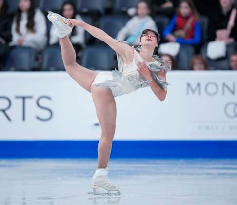 Alysa Liu of the U.S. skates during the womens short program at the ISU Figure skating, Eiskunstlauf Skate Canada competition on October 25, 2024 in Halifax, Canada. Noxthirdxpartyxsales  (271159248)