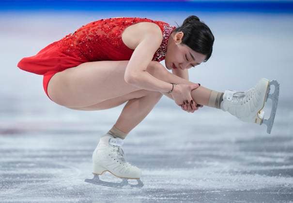 Seoyeong Wi of Korea skates during the womens short program at the ISU Figure skating, Eiskunstlauf Skate Canada competition on October 25, 2024 in Halifax, Canada. Noxthirdxpartyxsales  (271159706)