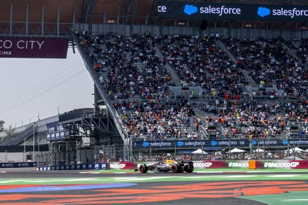 Mexico City - 25-10-2024, Autodromo Hermanos Rodriguez, Sergio Perez at the Formula 1 Mexico Grand Prix 2024 Friday Formula 1 Mexico Grand Prix 2024 Friday  x26569295x Copyright: