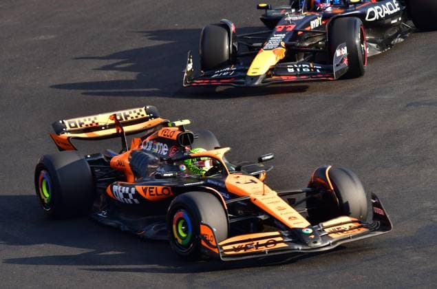 October 25, 2024, Mexico City, Mexico City, Mexico: The driver LANDO NORRIS (United Kingdom), of the McLaren team, during the practice day for the Mexican Grand Prix, at the Autodromo Hermanos Rodriguez. Mexico City Mexico - ZUMAn296 0775392538st Copyright: xJorgexNunezx