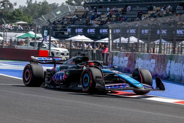 MEXICO CITY, MEXICO: Esteban Ocon, racing for the Alpine team during the 2024 Formula 1 Mexico City Grand Prix at the Autodromo Hermanos Rodriguez in Mexico City, Mexico