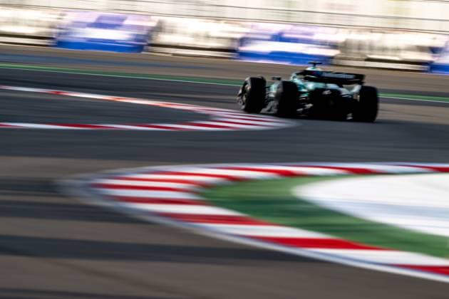MEXICO CITY, MEXICO: Lance Stroll, racing for the Aston Martin F1 team during the 2024 Formula 1 Mexico City Grand Prix at the Autodromo Hermanos Rodriguez in Mexico City, Mexico