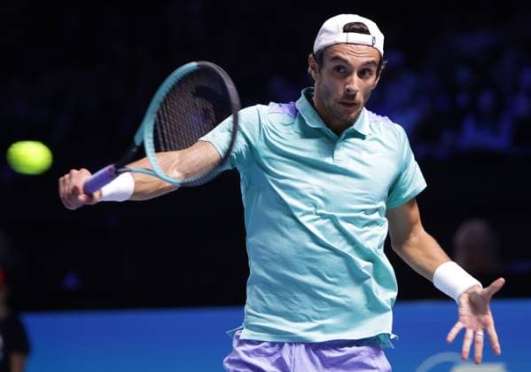 TENNIS - ATP, Tennis Herren Erste Bank Open VIENNA,AUSTRIA,26.OCT.24 - TENNIS - ATP World Tour, Erste Bank Open. Image shows Lorenzo Musetti (ITA).  GEPAxpictures xWalterxLuger