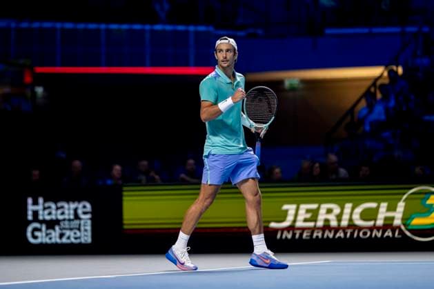 LORENZO MUSETTI ITA in picture in match against JACK DRAPER GBR at the ATP World Tour, Erste Bank Open at the Wiener Stadthalle Vienna