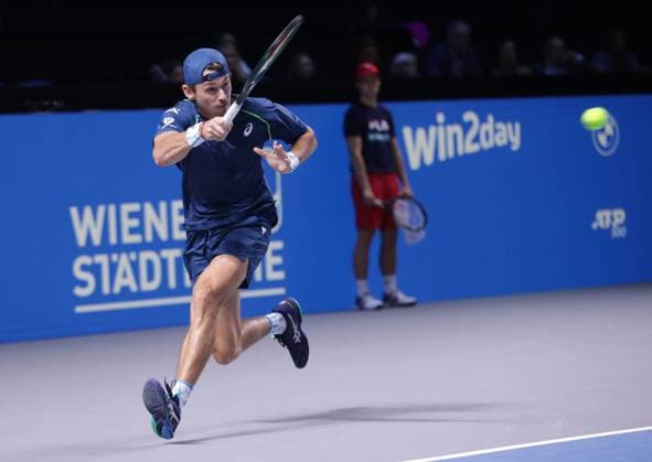 TENNIS - ATP, Tennis Herren Erste Bank Open VIENNA,AUSTRIA,26.OCT.24 - TENNIS - ATP World Tour, Erste Bank Open. Image shows Alex de Minaur (AUS).  GEPAxpictures xWalterxLuger