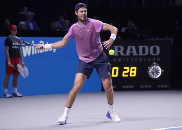 TENNIS - ATP, Tennis Herren Erste Bank Open VIENNA,AUSTRIA,26.OCT.24 - TENNIS - ATP World Tour, Erste Bank Open. Image shows Karen Khachanov (RUS).  GEPAxpictures xWalterxLuger