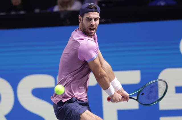 TENNIS - ATP, Tennis Herren Erste Bank Open VIENNA,AUSTRIA,26.OCT.24 - TENNIS - ATP World Tour, Erste Bank Open. Image shows Karen Khachanov (RUS).  GEPAxpictures xWalterxLuger