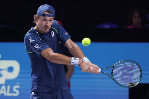 TENNIS - ATP, Tennis Herren Erste Bank Open VIENNA,AUSTRIA,26.OCT.24 - TENNIS - ATP World Tour, Erste Bank Open. Image shows Alex de Minaur (AUS).  GEPAxpictures xWalterxLuger