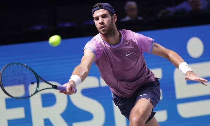 TENNIS - ATP, Tennis Herren Erste Bank Open VIENNA,AUSTRIA,26.OCT.24 - TENNIS - ATP World Tour, Erste Bank Open. Image shows Karen Khachanov (RUS).  GEPAxpictures xWalterxLuger